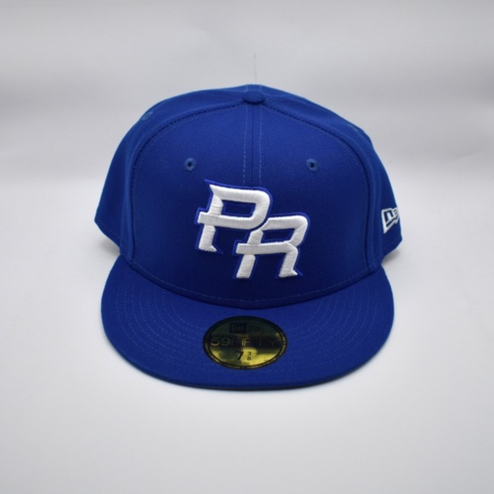 New Era 59FIFTY Puerto Rico PR WBC World Baseball Fitted Hat‎ Cap 7 3/8 Blue NWT